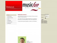 musikschule-musicfun.de Webseite Vorschau