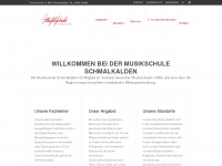 musikschule-schmalkalden.de Webseite Vorschau