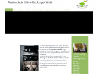 musikschule-skw.de Webseite Vorschau