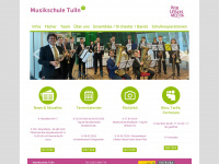 musikschule-tulln.at Webseite Vorschau
