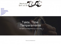 musikschule-tut.de Webseite Vorschau