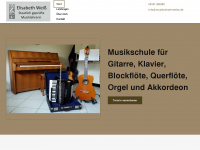 musikschule-weiss.de Webseite Vorschau