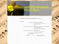 musikschule-westallgaeu.de Webseite Vorschau