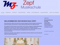 musikschule-zepf.de Webseite Vorschau