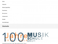 musikschulechur.ch Webseite Vorschau