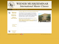 musikseminar.at Webseite Vorschau