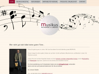 musikus.at Webseite Vorschau