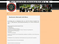 musikverein-altenmarkt.de Webseite Vorschau