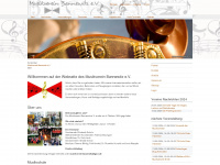 musikverein-bannewitz.de Webseite Vorschau