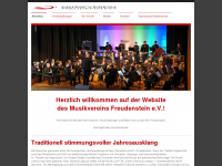 musikverein-freudenstein.de Webseite Vorschau