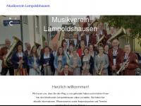 musikverein-lampoldshausen.de Webseite Vorschau