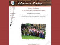 musikverein-kuetzberg.de Webseite Vorschau