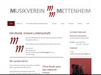 musikverein-mettenheim.de Webseite Vorschau