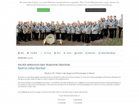 musikverein-mueschede.de Webseite Vorschau