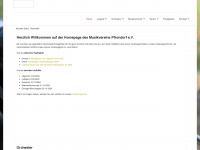 musikverein-pfrondorf.de Webseite Vorschau