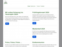 musikverein-poeham.at Webseite Vorschau