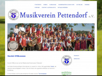 musikverein-pettendorf.de Webseite Vorschau