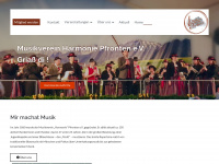 musikverein-pfronten.de Webseite Vorschau