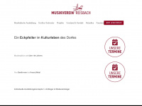 musikverein-reisbach.de Webseite Vorschau