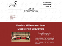 musikverein-schwanfeld.de Webseite Vorschau
