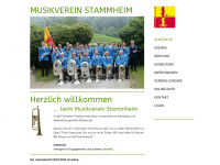 musikverein-stammheim.ch Webseite Vorschau