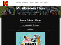 musikvereinthun.ch Webseite Vorschau