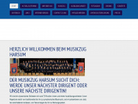 musikzug-harsum.de Webseite Vorschau