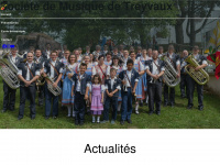 musique-treyvaux.ch Webseite Vorschau