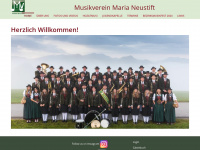 mv-marianeustift.at Webseite Vorschau