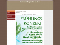 mv-margarethen.at Webseite Vorschau
