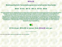 mvia.de Webseite Vorschau
