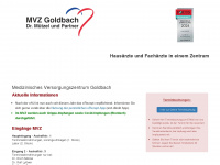 mvz-goldbach.de Webseite Vorschau