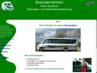 mw-bus.de Webseite Vorschau