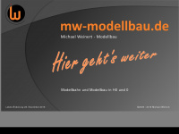 mw-modellbau.de Webseite Vorschau