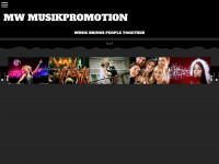 mw-musikpromotion.de Webseite Vorschau