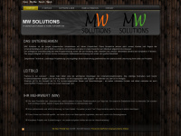 mw-solutions.at Webseite Vorschau