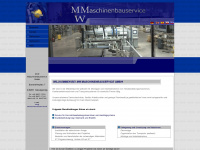 mwmaschinenbauservice.de Webseite Vorschau