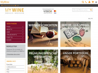 my-wine.ch Webseite Vorschau