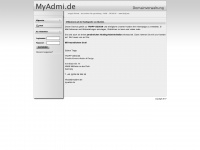 myadmi.de Webseite Vorschau