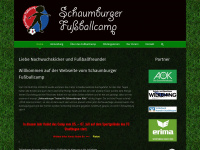 schaumburger-fussballcamp.de Webseite Vorschau
