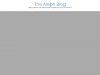 alephblog.com Webseite Vorschau