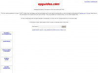 epguides.com Webseite Vorschau