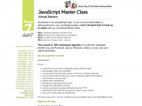 javascriptmasterclass.com Webseite Vorschau