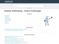 webhosting-handbuch.de Webseite Vorschau