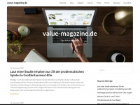 value-magazine.de Webseite Vorschau