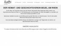 hgv-beuel.de Webseite Vorschau