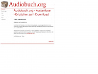 audiobuch.org Webseite Vorschau