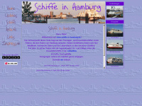 schiffe-in-hamburg.de Webseite Vorschau