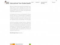 tourguide-qualification.org Webseite Vorschau
