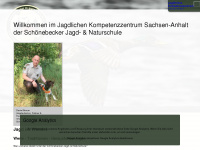 schoenebecker-jagdschule.de Webseite Vorschau